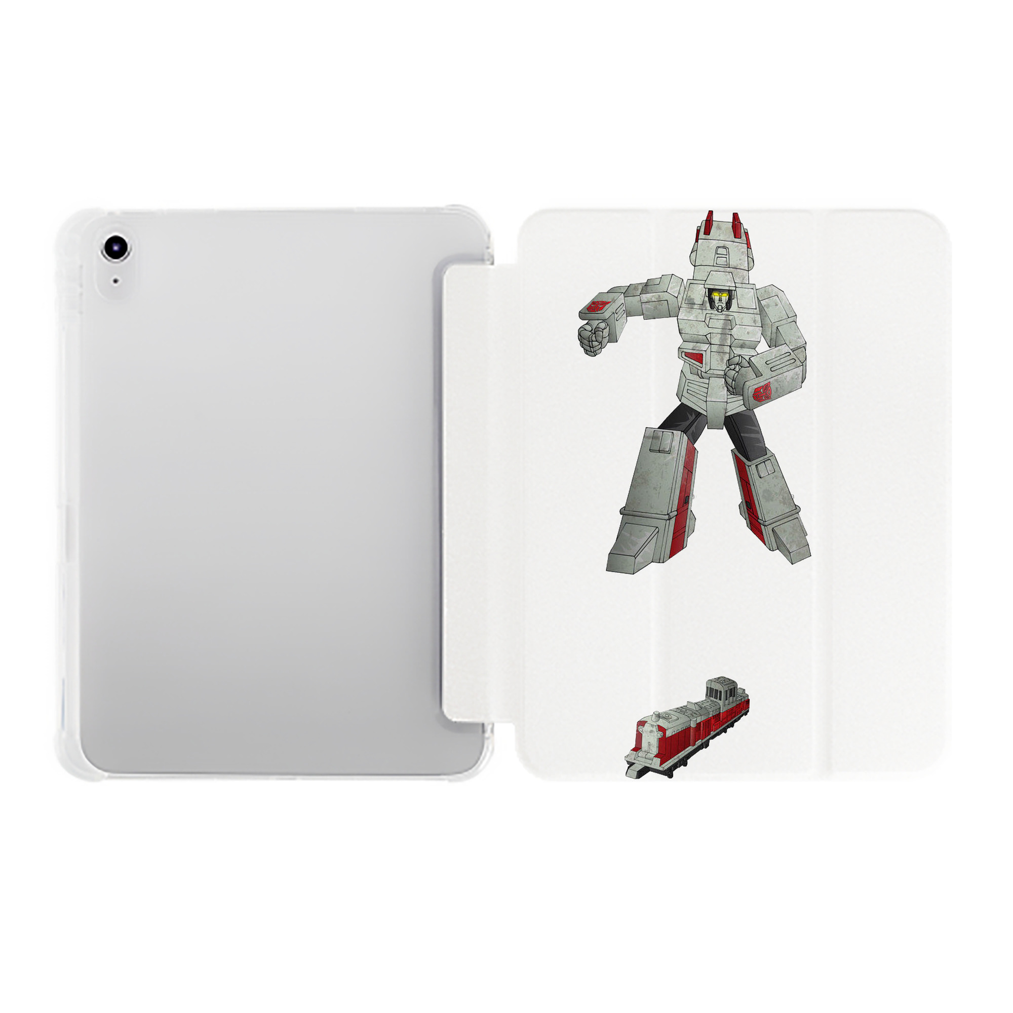 （画像用）  IPad ケース ペン収納付き 三つ折りスタンド PUレザー×シリコン 対応機種9.5/10.5/10.9インチ